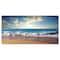 Designart - Sea Sunset - Seascape Photography Canvas Art Print